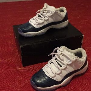 Navy blue Jordan’s